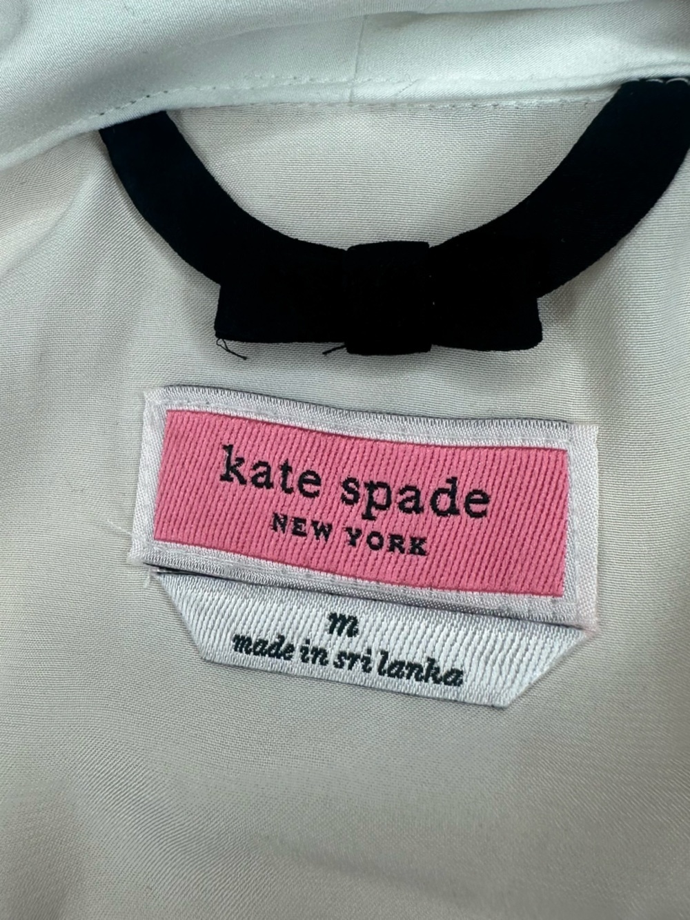 Kate Spade Mrs Robe White Short Women’s Bridal Wedding M Medium MISSING BELT - Picture 5 of 12